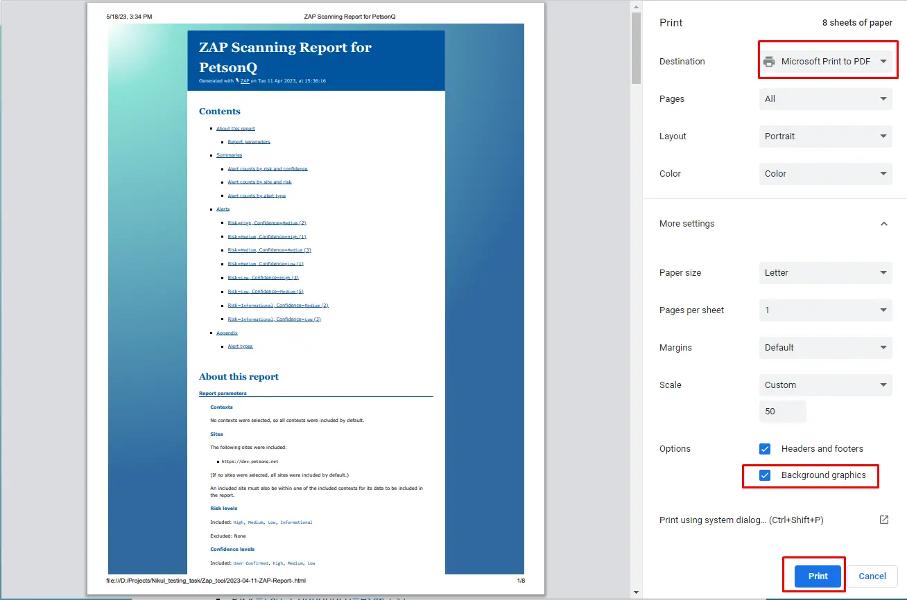 choose background graphics