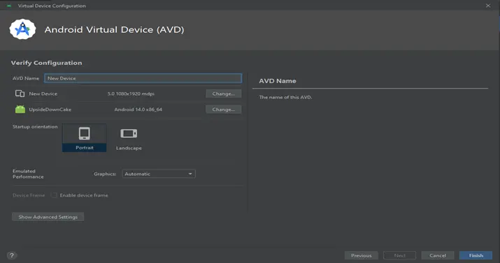 Android Virtual Device