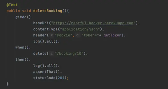 Automate Delete Request