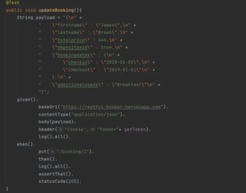Automate Put Request
