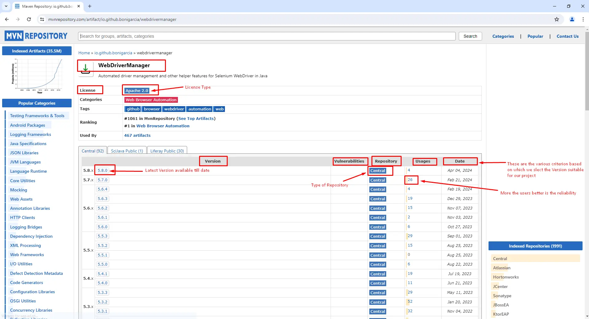 Deciding The Version