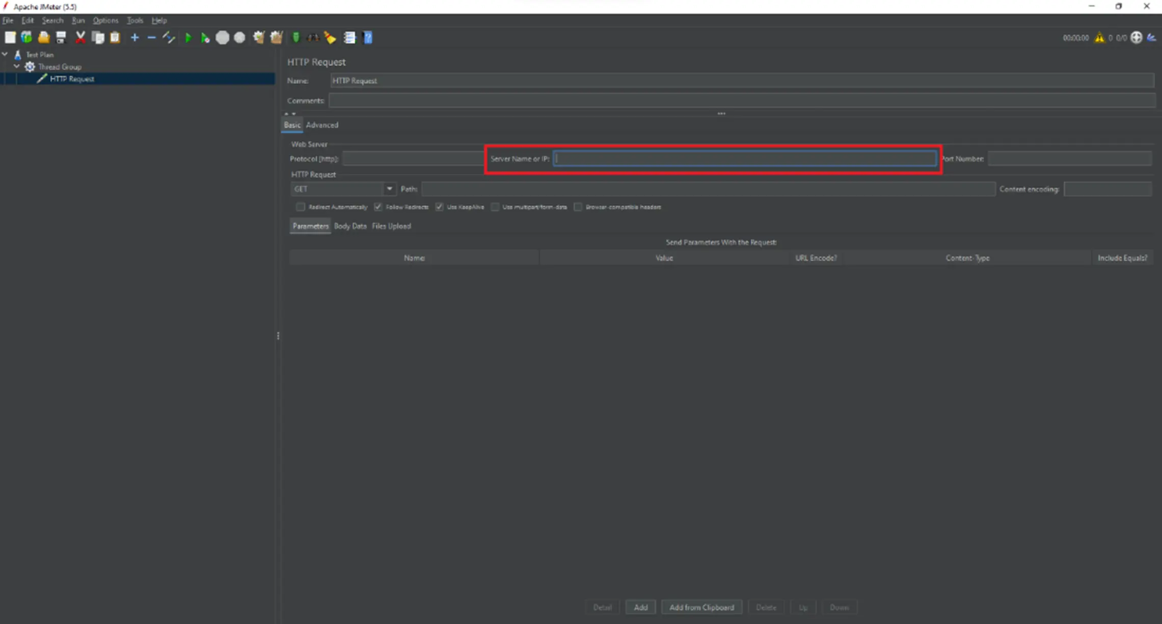 Enter Url In Server Name