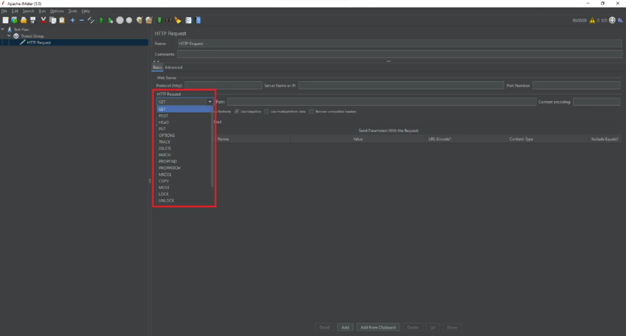 Request Method Of API