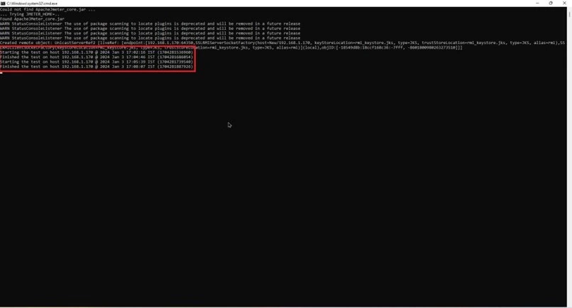 Restart Jmeter In Master System