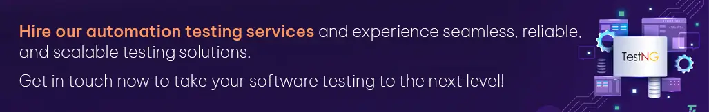 Contact Us For Automation Testing Services