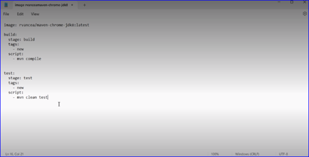 Creation Of Yml File