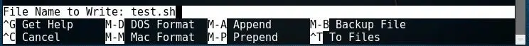 default filename