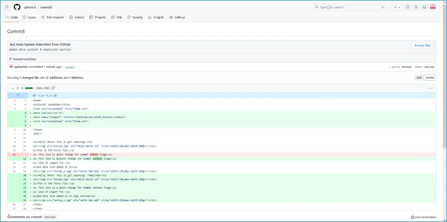 Git Commit