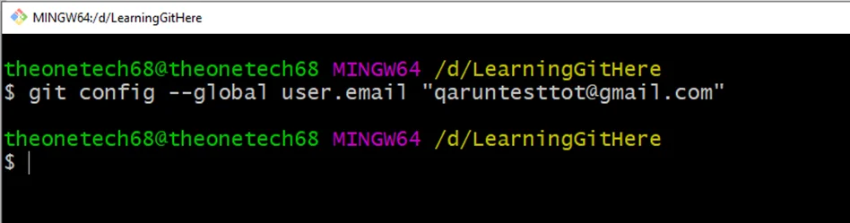 Git Configure