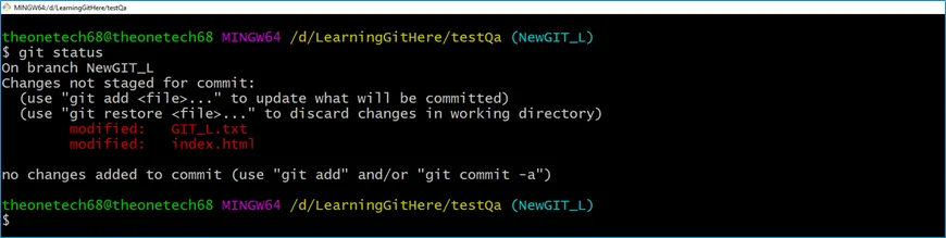 Git Current Branch
