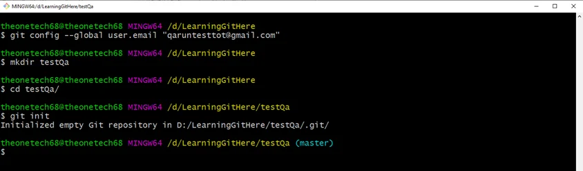 Git Init