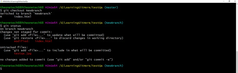 Git Status