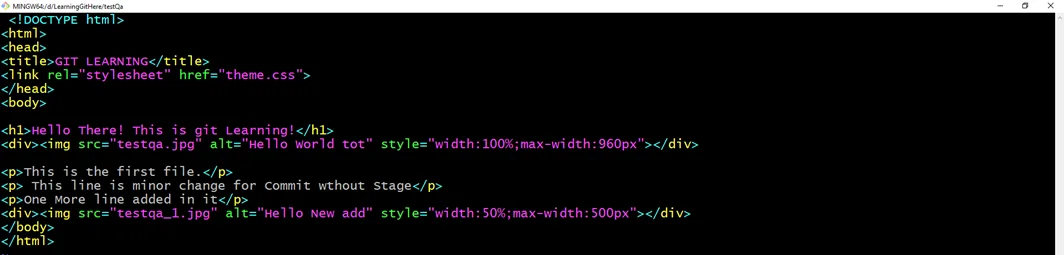 Git Status