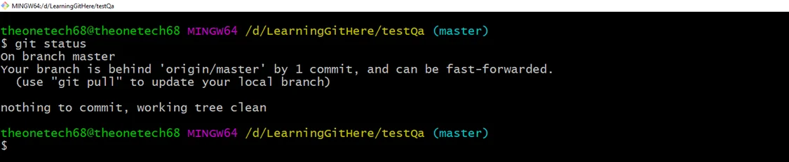 Git Status