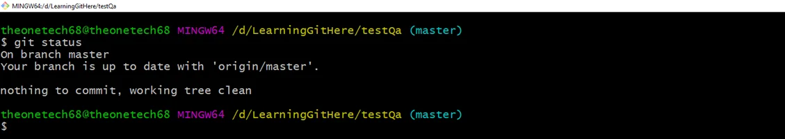 Git Status