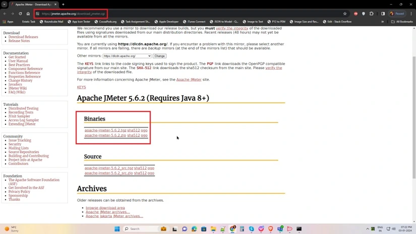 Install Jmeter