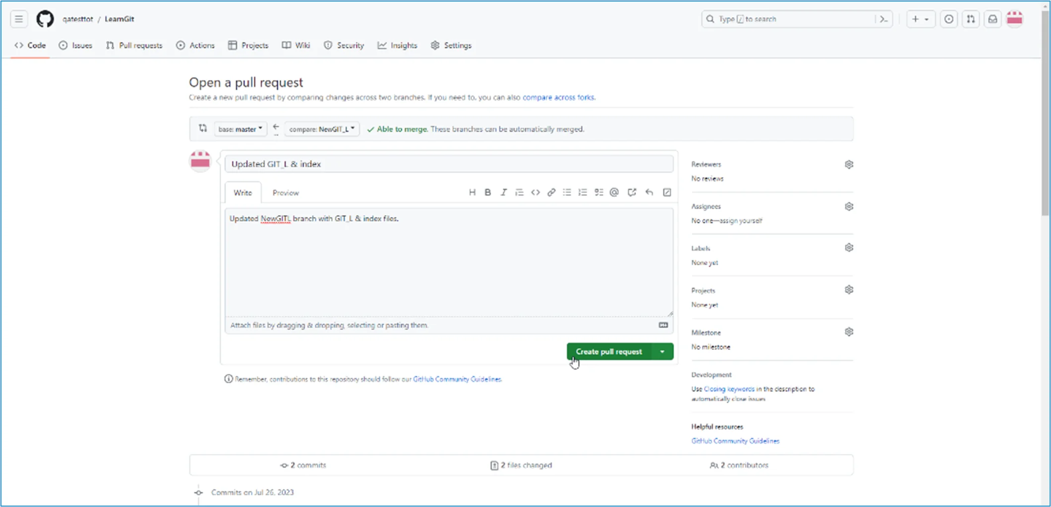 New Git