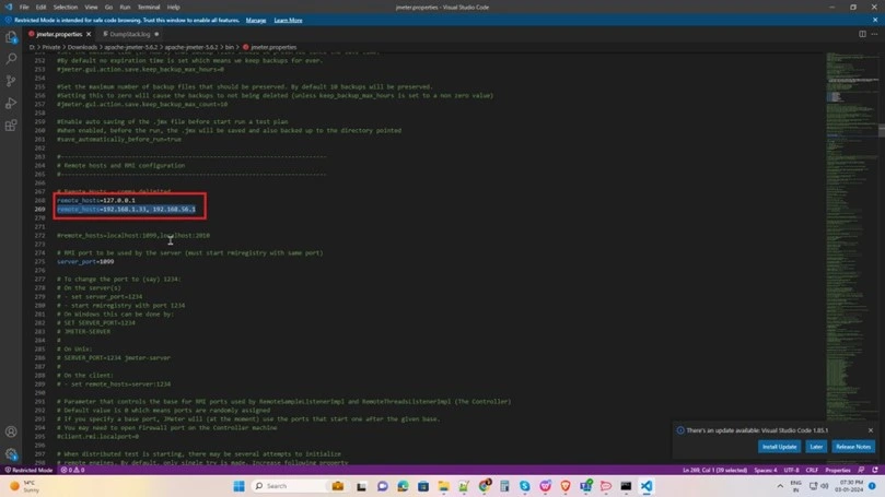 Save IP Address