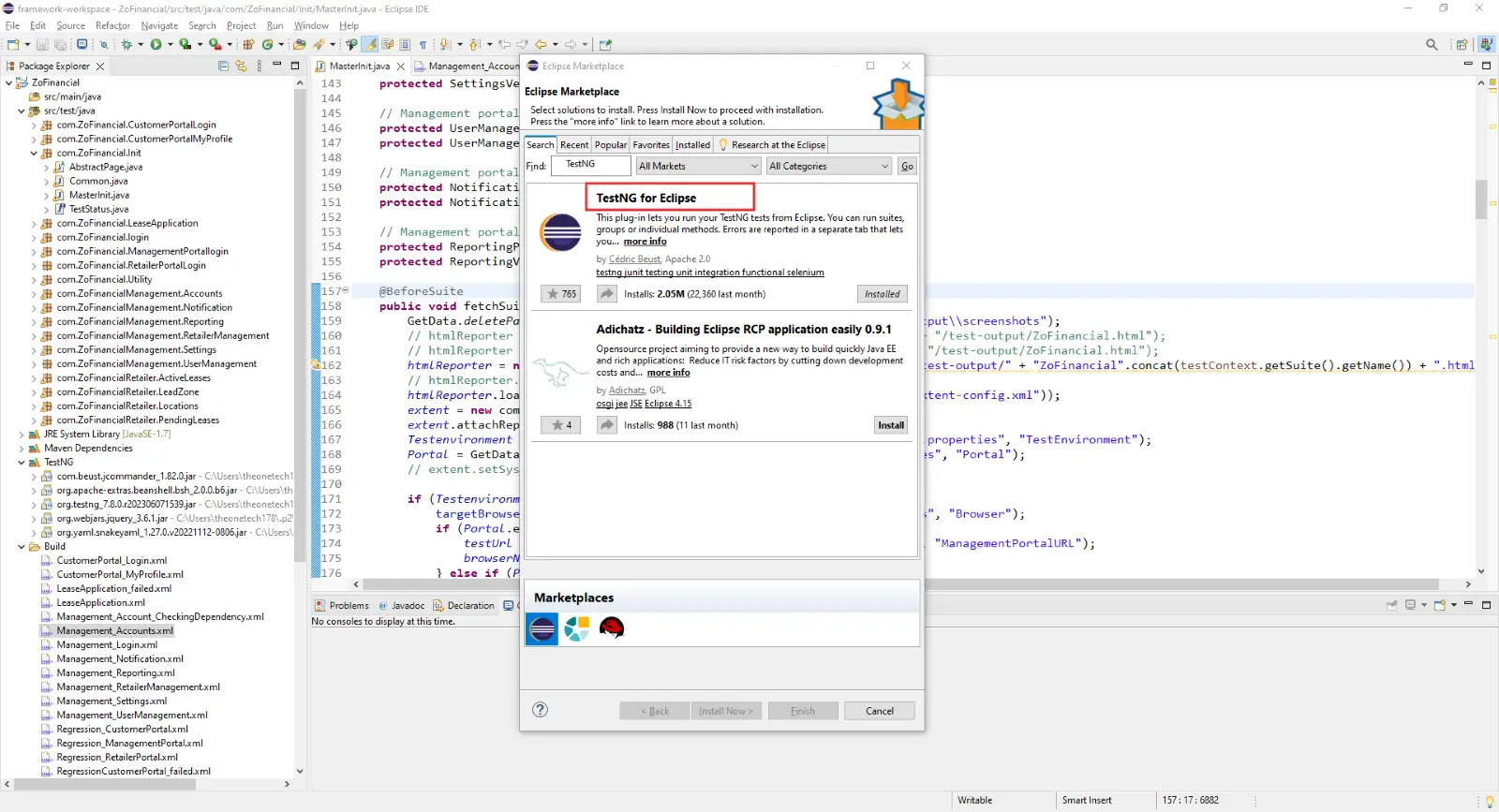 TestNG Install