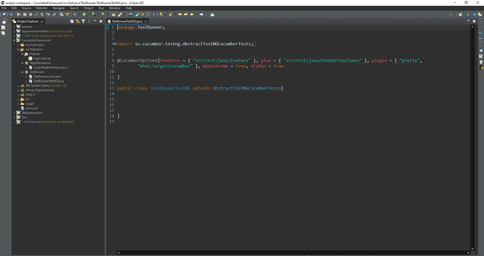 Testrunner Testing