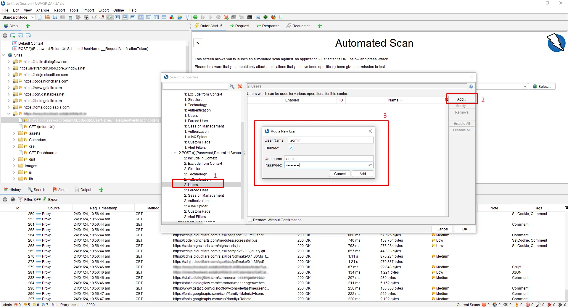 User Credential 
