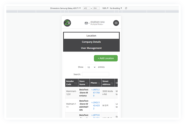 Software compatibility testing on samsung